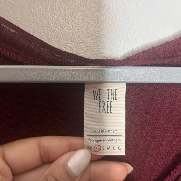 We The Free Catalina Plum Purple Long Sleeve Thermal Top - Picture 5 of 6